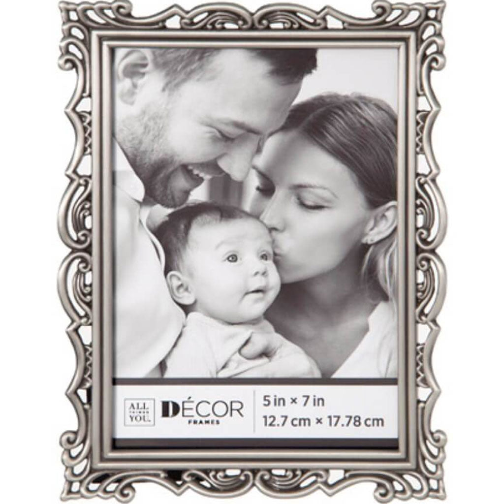 All Things You™ Cascade Pewter Picture Frame: 5 x 7 inches 