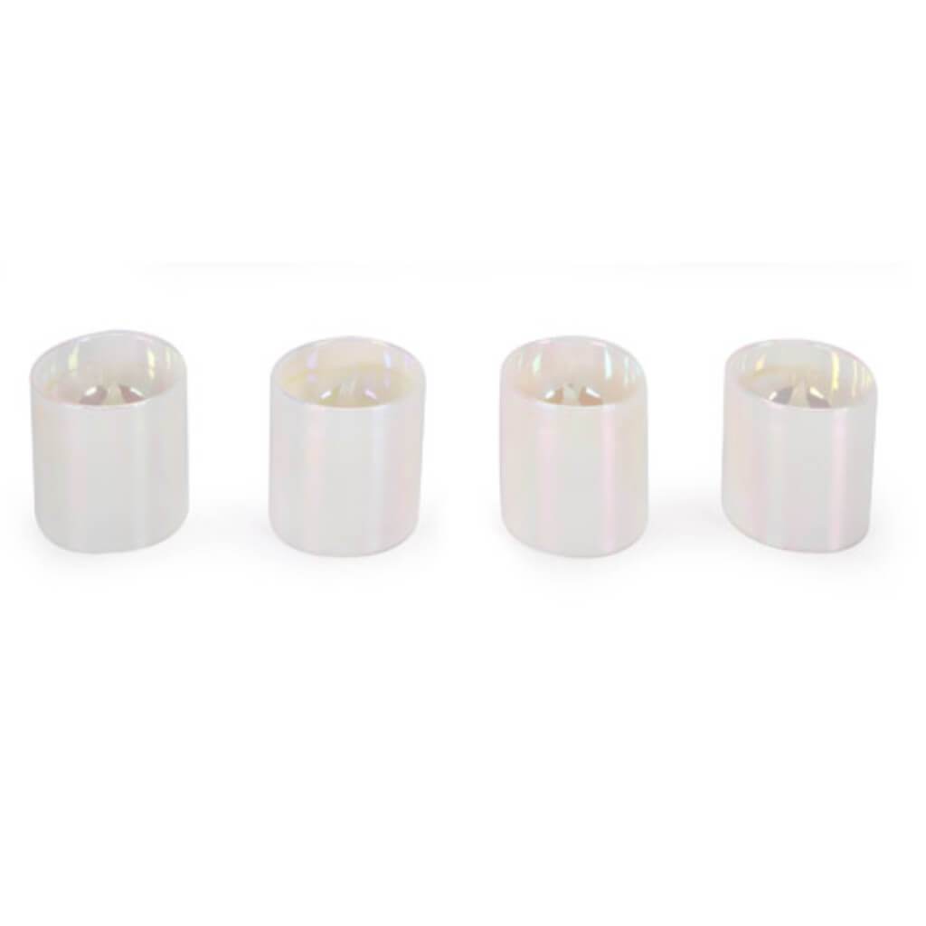 LED VOTIVES PEARLESCENT WITH TIMER 