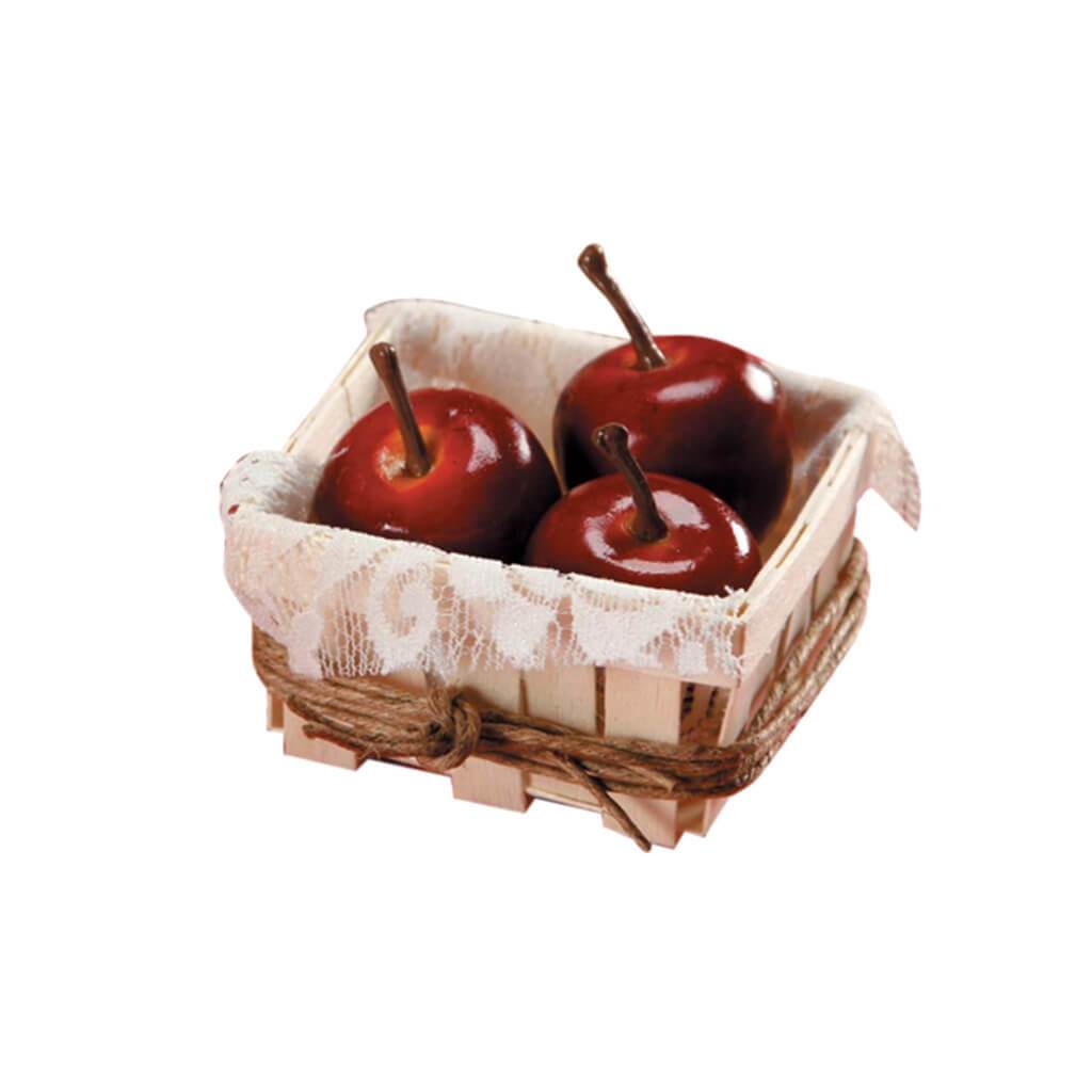 MINI WOOD BASKET 6PCS 2.75X2.75X1.35 