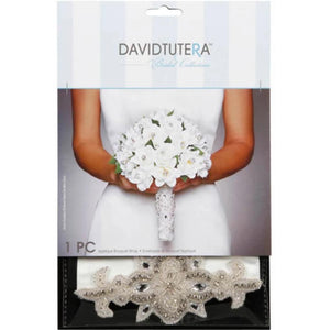David Tutera Applique Bouquet Wrap Cream 