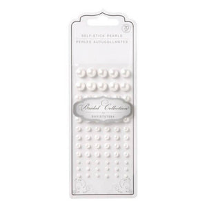 David Tutera Pearls Adhesive White 3, 5, 7, 10mm 70 pieces