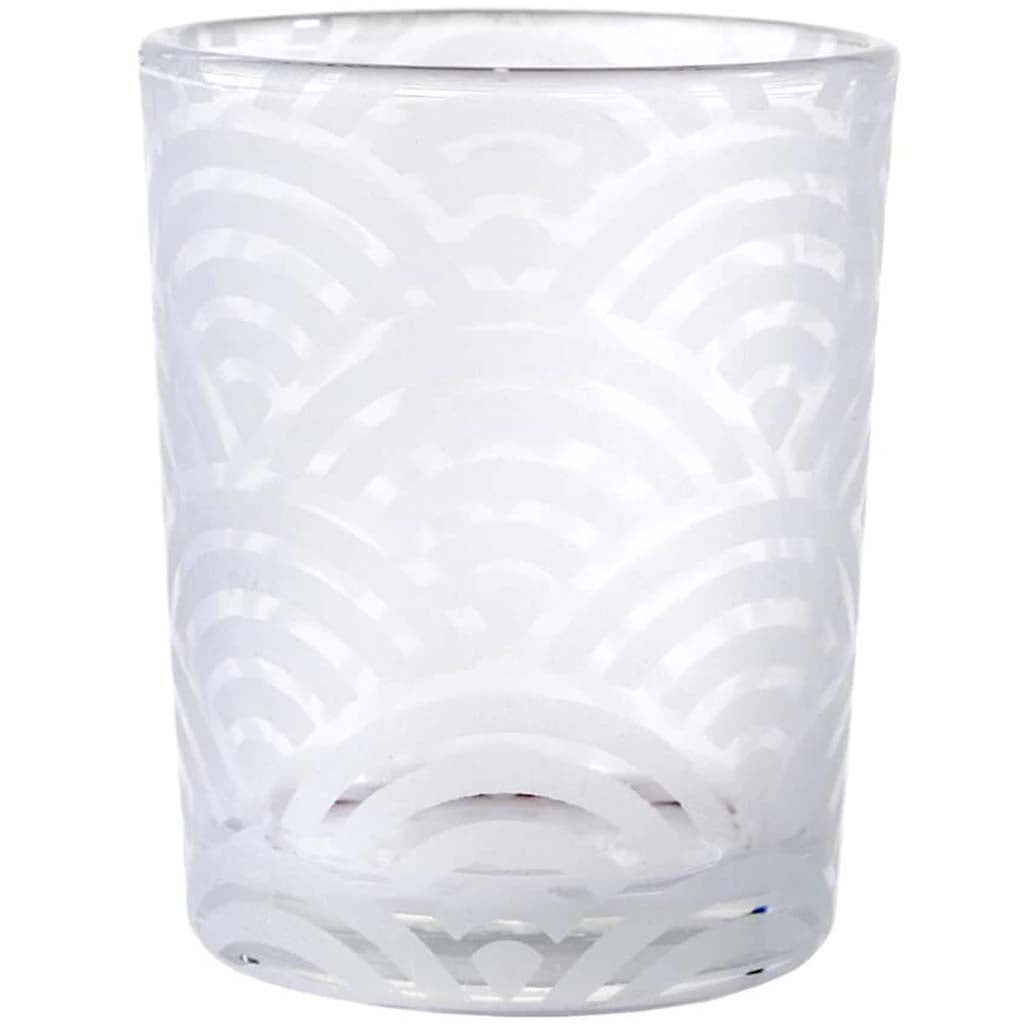 VOTIVE HOLDER FROSTED SAND BLAST FINISH 