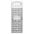 David Tutera Rhinestones Adhesive Oval Silver/Clear 10mm