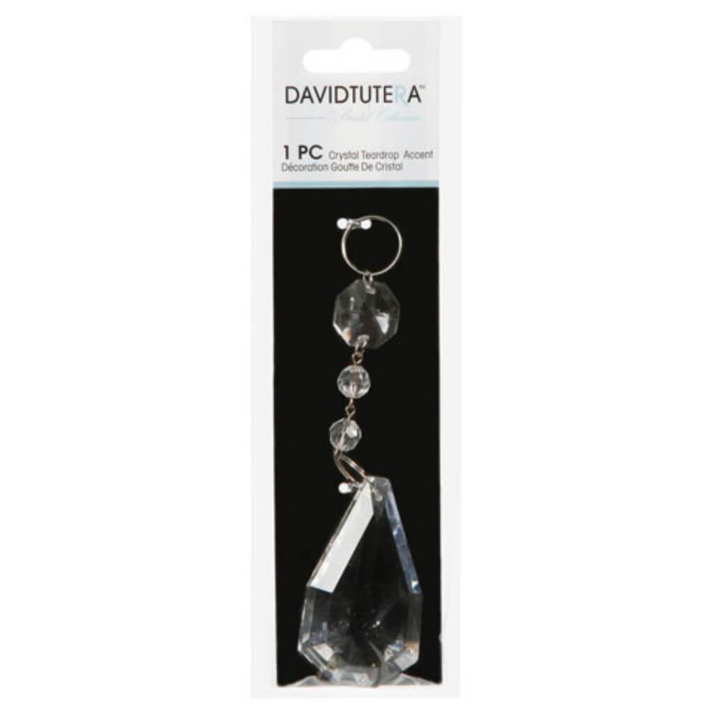 David Tutera Crystal Teardrop Accent 6 inches 