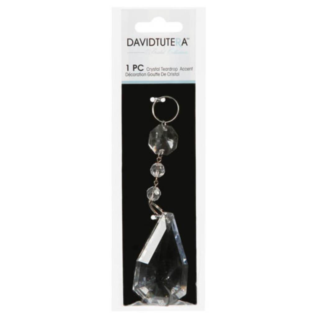 David Tutera Crystal Teardrop Accent 6 inches