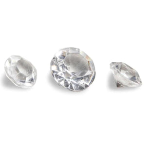 David Tutera Acrylic Diamond Cut Accents Clear 1/4 and 3/4 inch Mix 