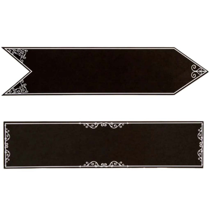 David Tutera Casual Elegance Chalkboard Signs 17 x 4 inches 6 pieces 
