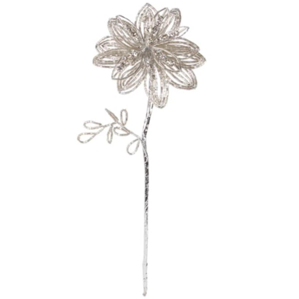 David Tutera Bead Pick Crystal Burst Silver 11 inches 