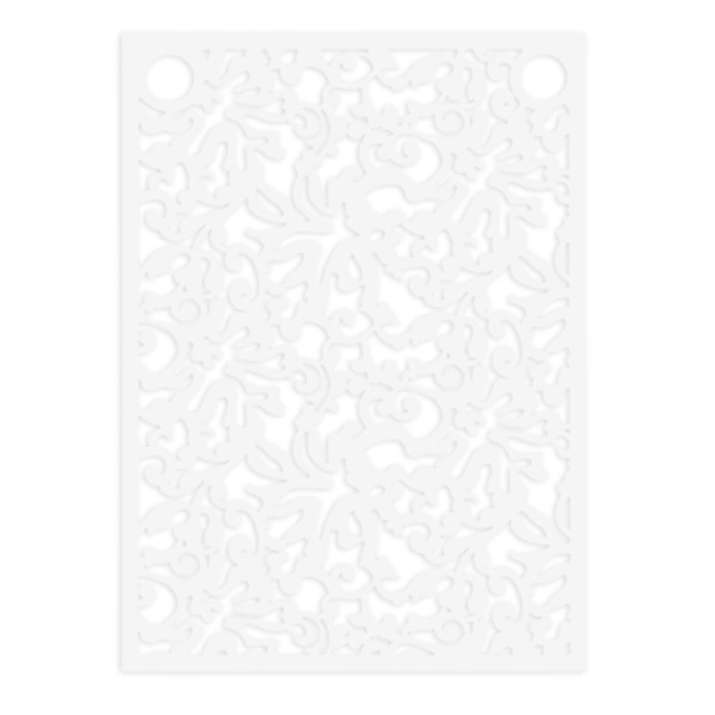 David Tutera Illusion Die Cut Lace Paper Pennants White 25 pieces