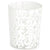 David Tutera Illusion Lace Print Votive White 1 piece 