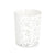 David Tutera Illusion Lace Print Votive  White 1 piece