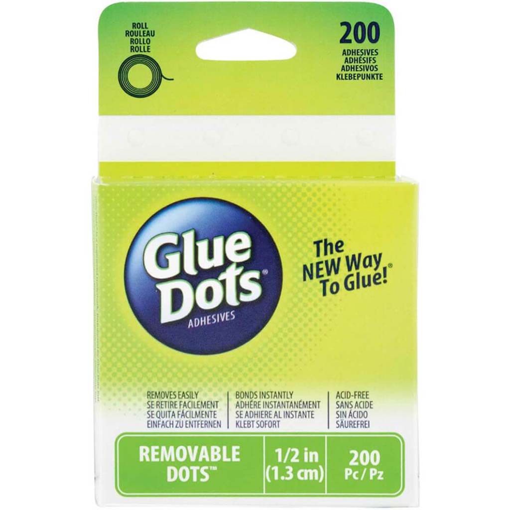 GLUE DOTS ROLL REMOVABLE 200C 