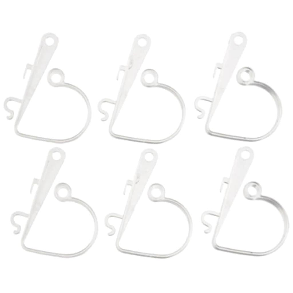 Victoria Lynn™ Clear Plastic Pew Clips 6 pieces 