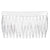 Hair Combs Clear Plastic 42 x 70mm 6 pieces 