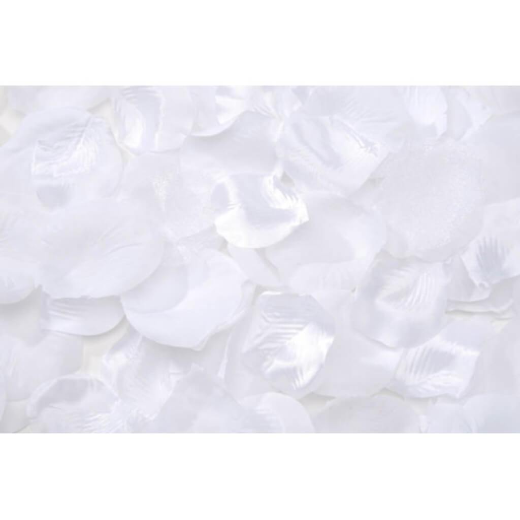 Loose Satin Rose Petals White 100 pieces