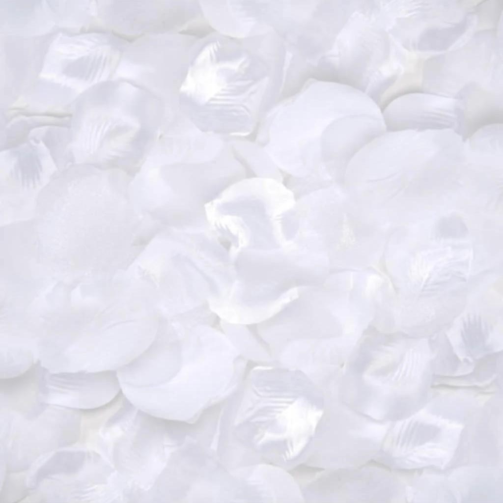 Loose Satin Rose Petals White 100 pieces 