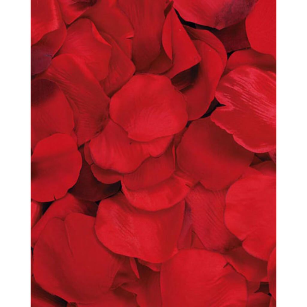 Loose Satin Rose Petals Red 100 pieces 