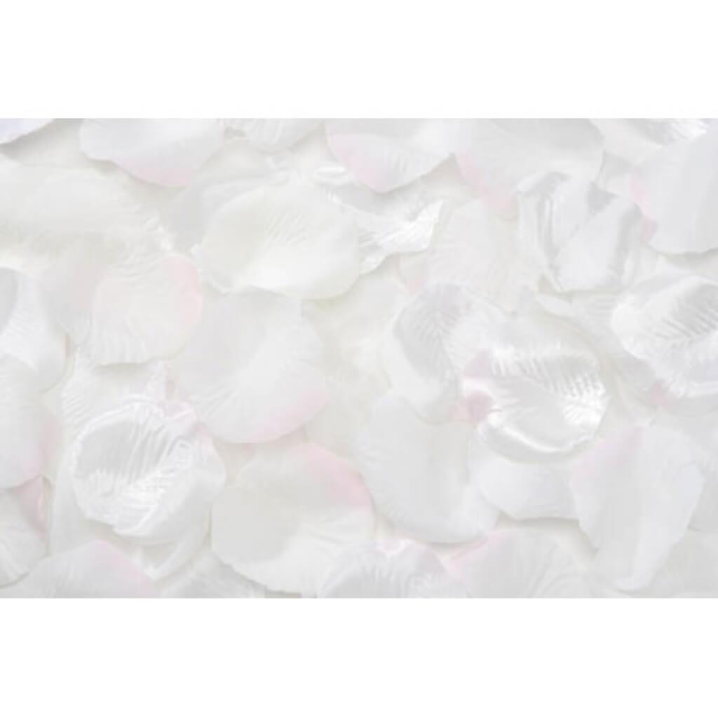 Loose Satin Rose Petals Cream and Pink 100 pieces