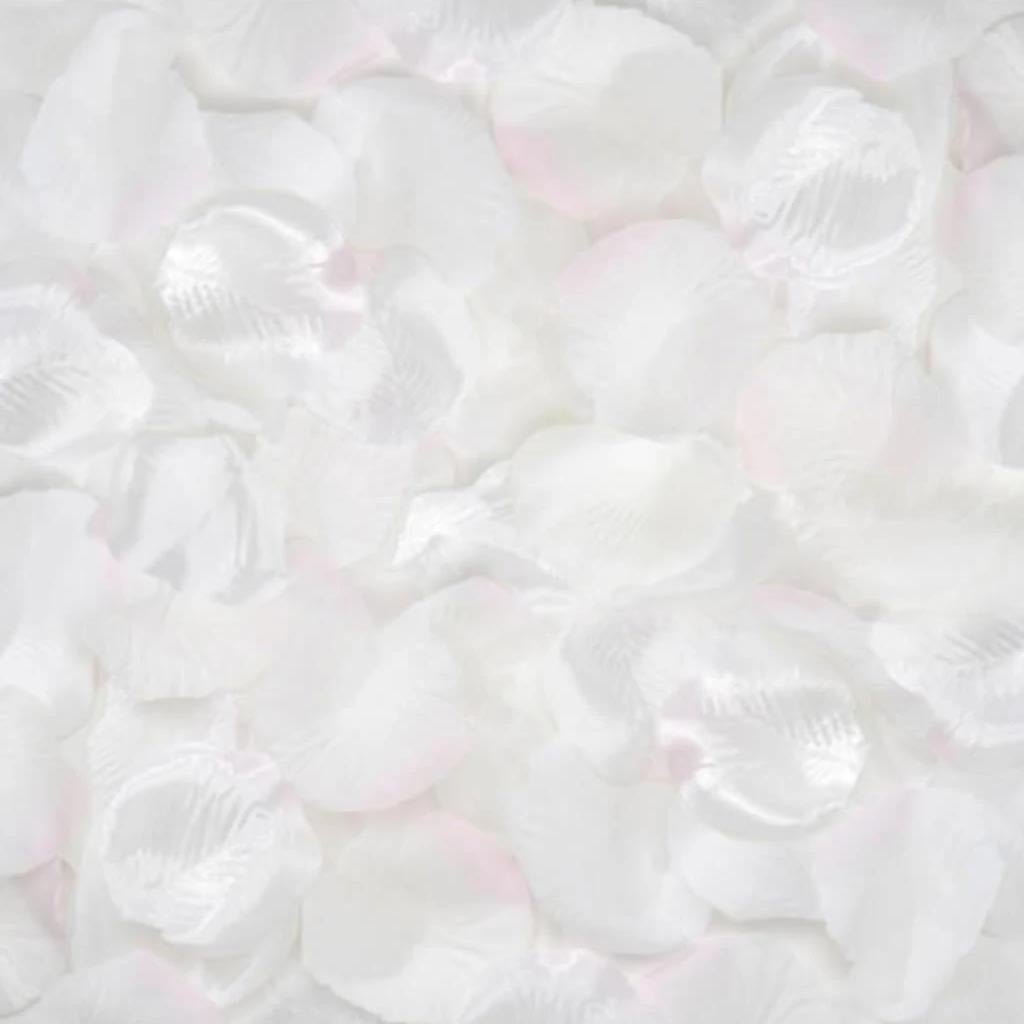 Loose Satin Rose Petals Cream and Pink 100 pieces 