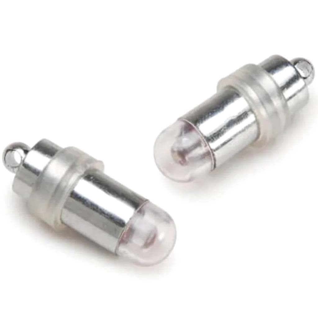 Mini Party Lights Non-Blinking White 2 pcs 