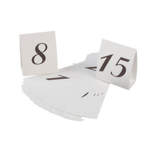 Table Number Markers #1-15 - 5 x 5 x 2.25 inches