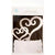 Cake Topper Double Heart 4.4in x 6.7in