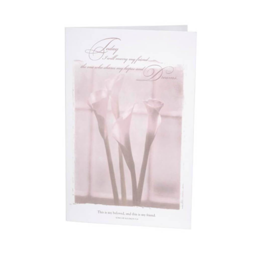 Wedding Programs Calla Lilies 100 pieces