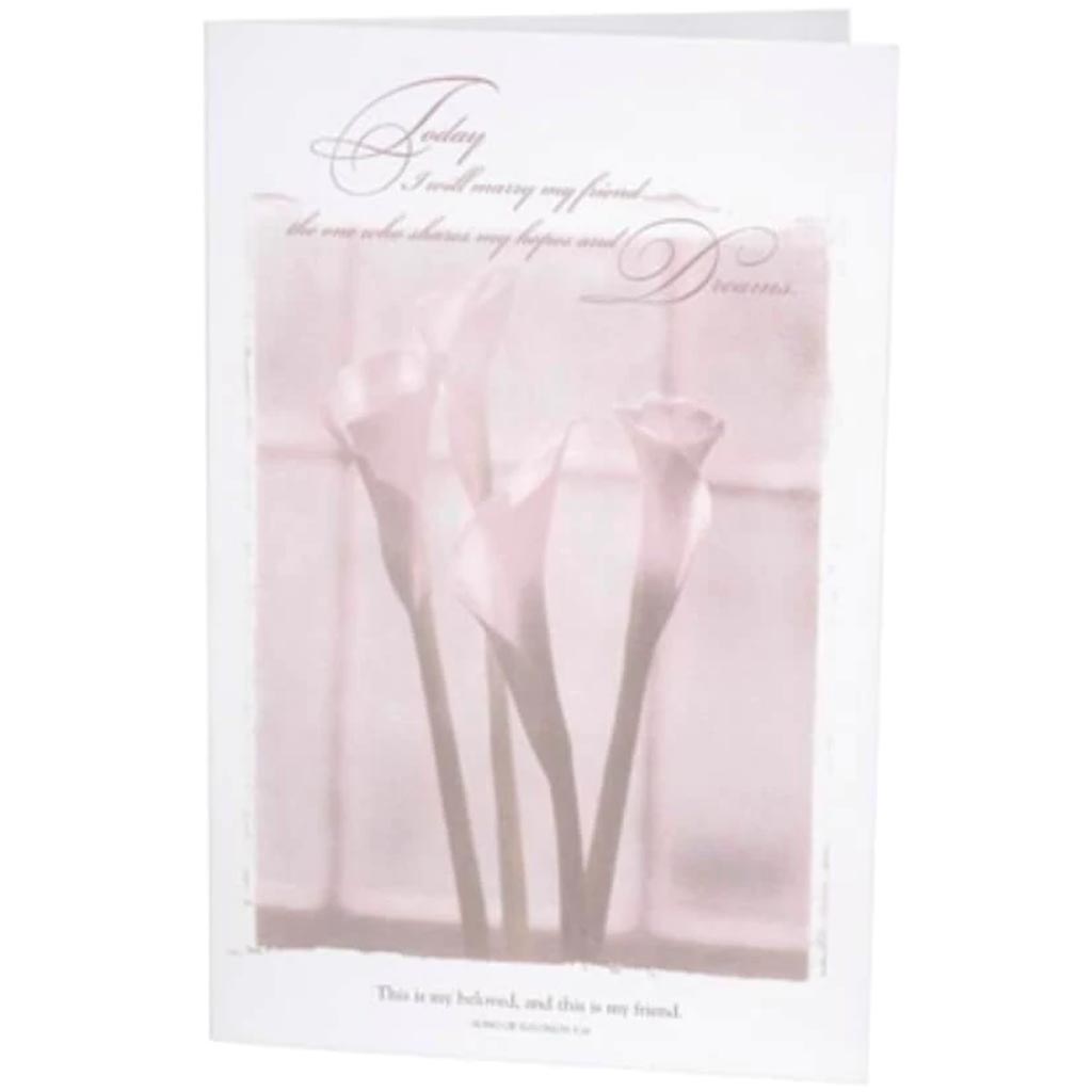 Wedding Programs Calla Lilies 100 pieces 