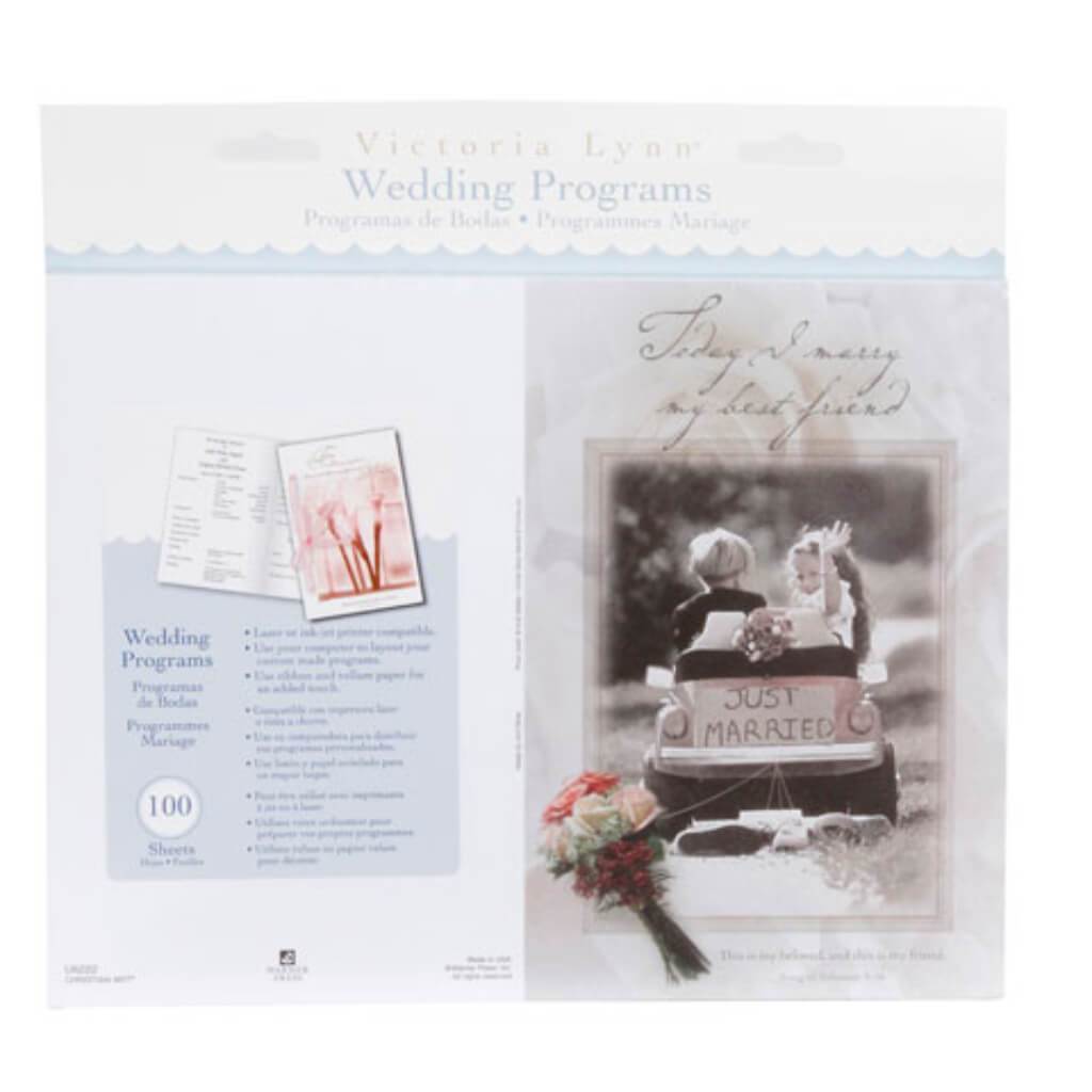 Wedding Program Kit Little Girl and Boy