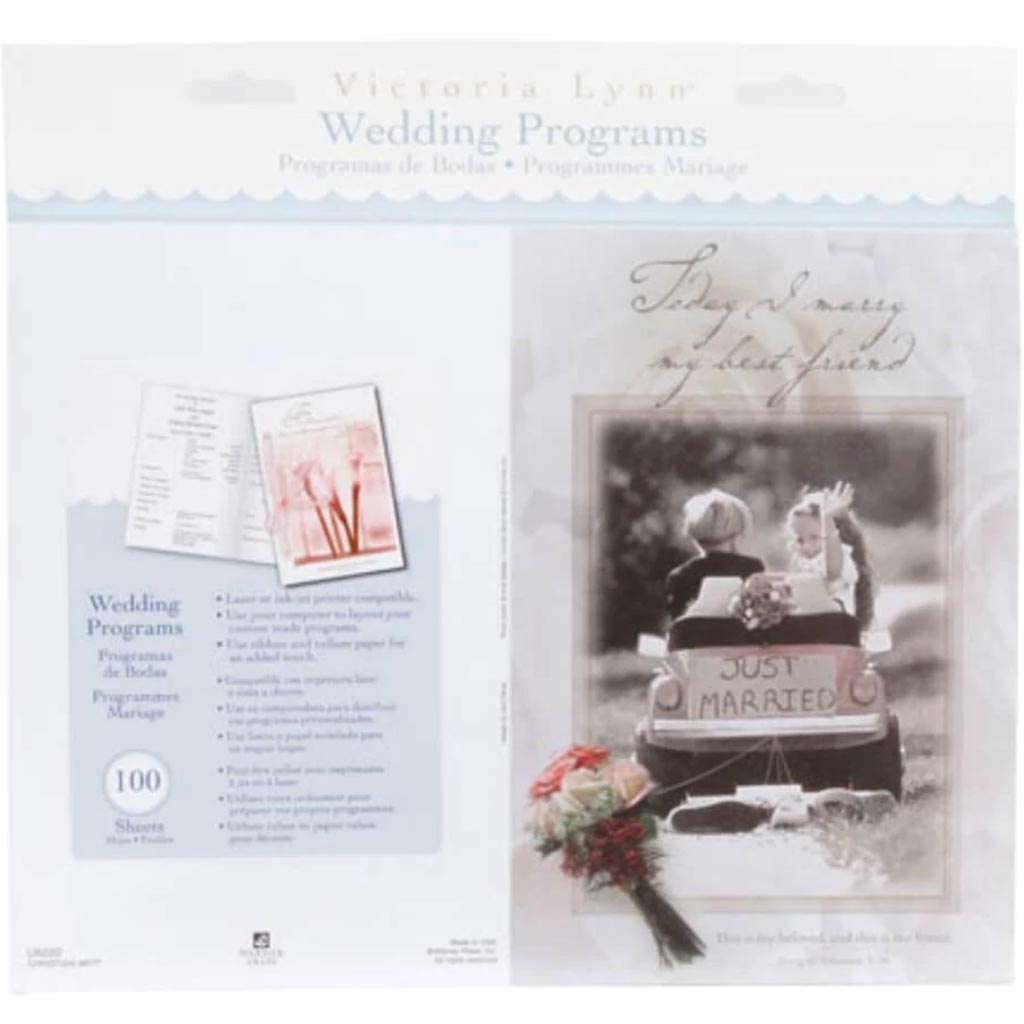 Wedding Program Kit Little Girl and Boy 