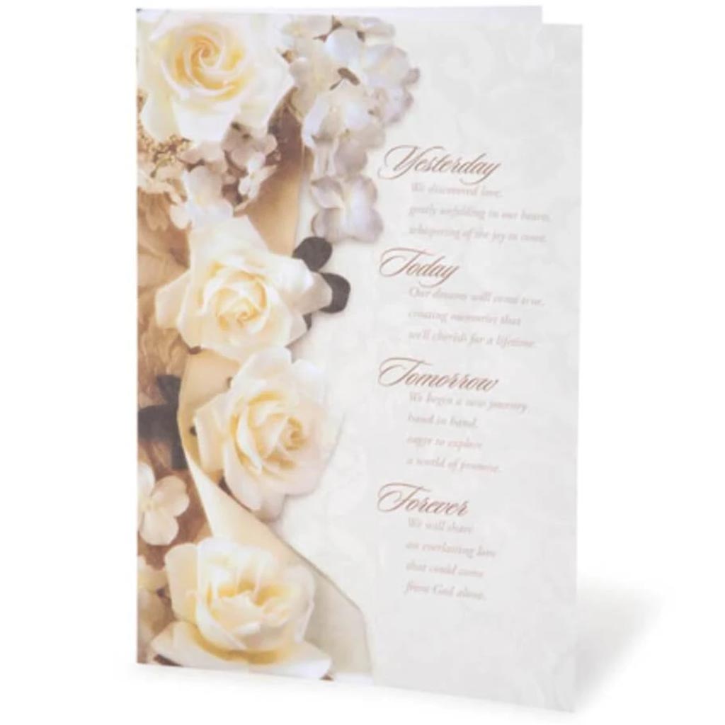 Wedding Program Kit: &quot;Yesterday... Forever&quot; Quote 