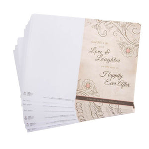 Wedding Programs: Happily Ever After Theme 100 pieces