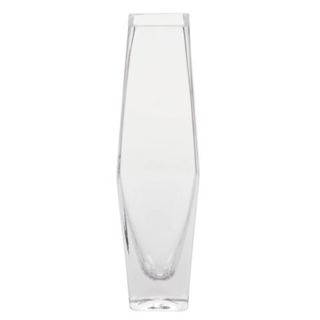 GLASS BUD VASE 8 INCHES HIGH 