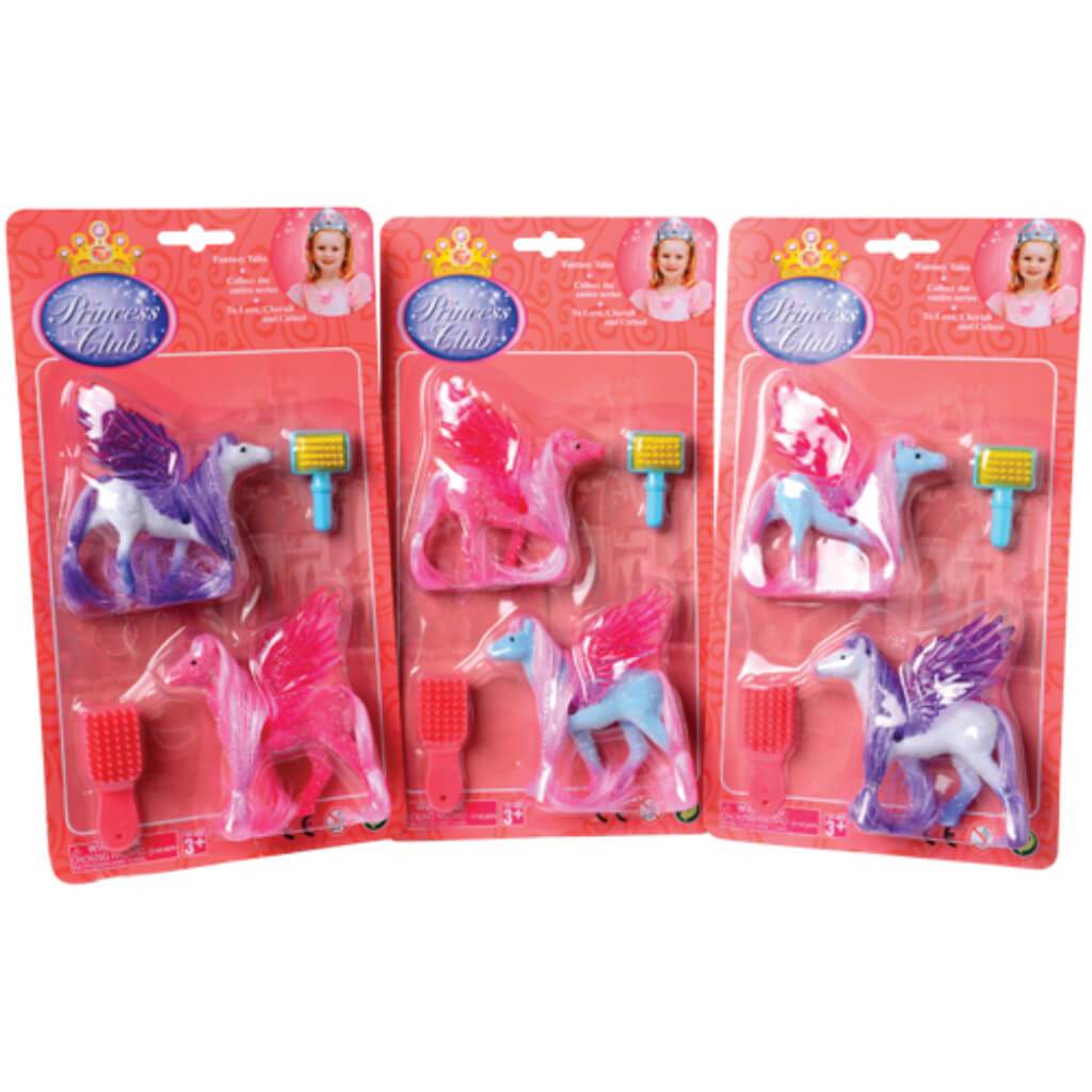 Flocked Winged Horses 