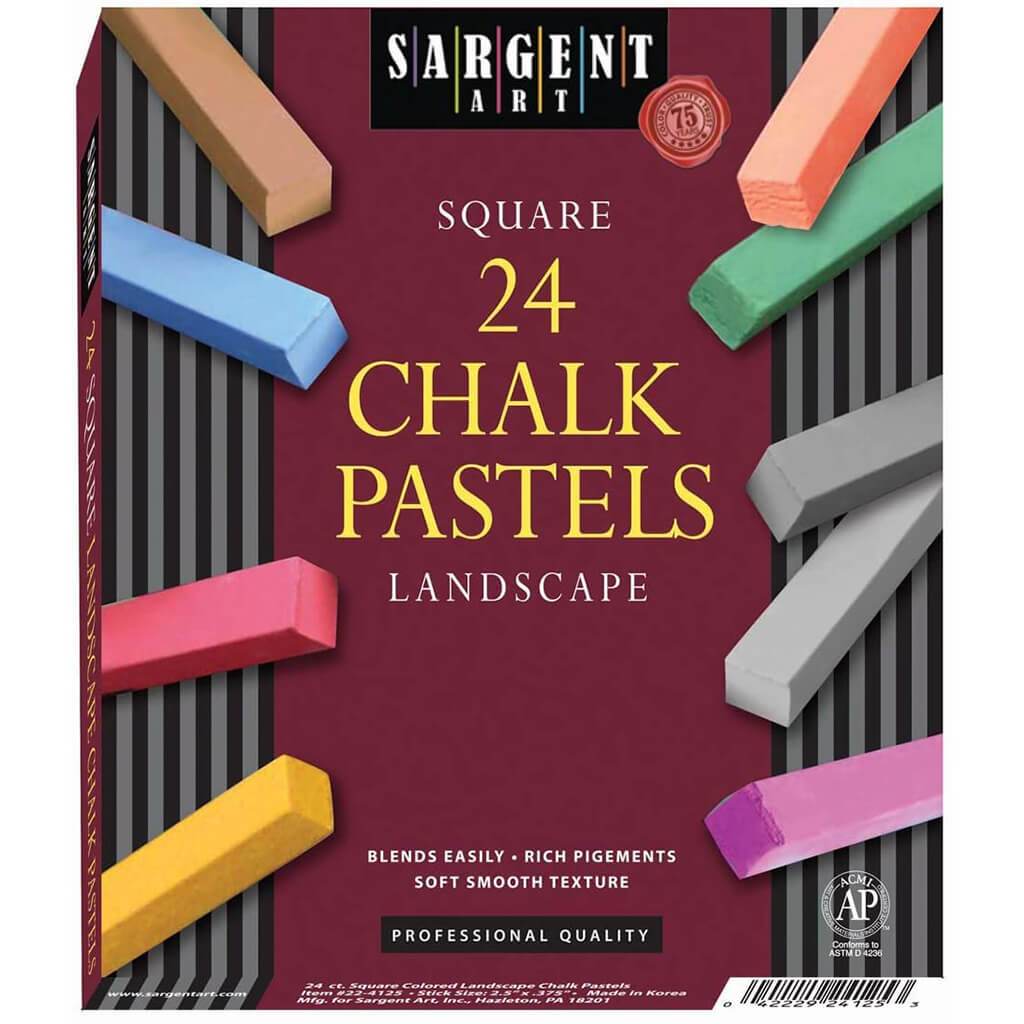 Artists&#39; Chalk Pastels Landscape Colors 24ct