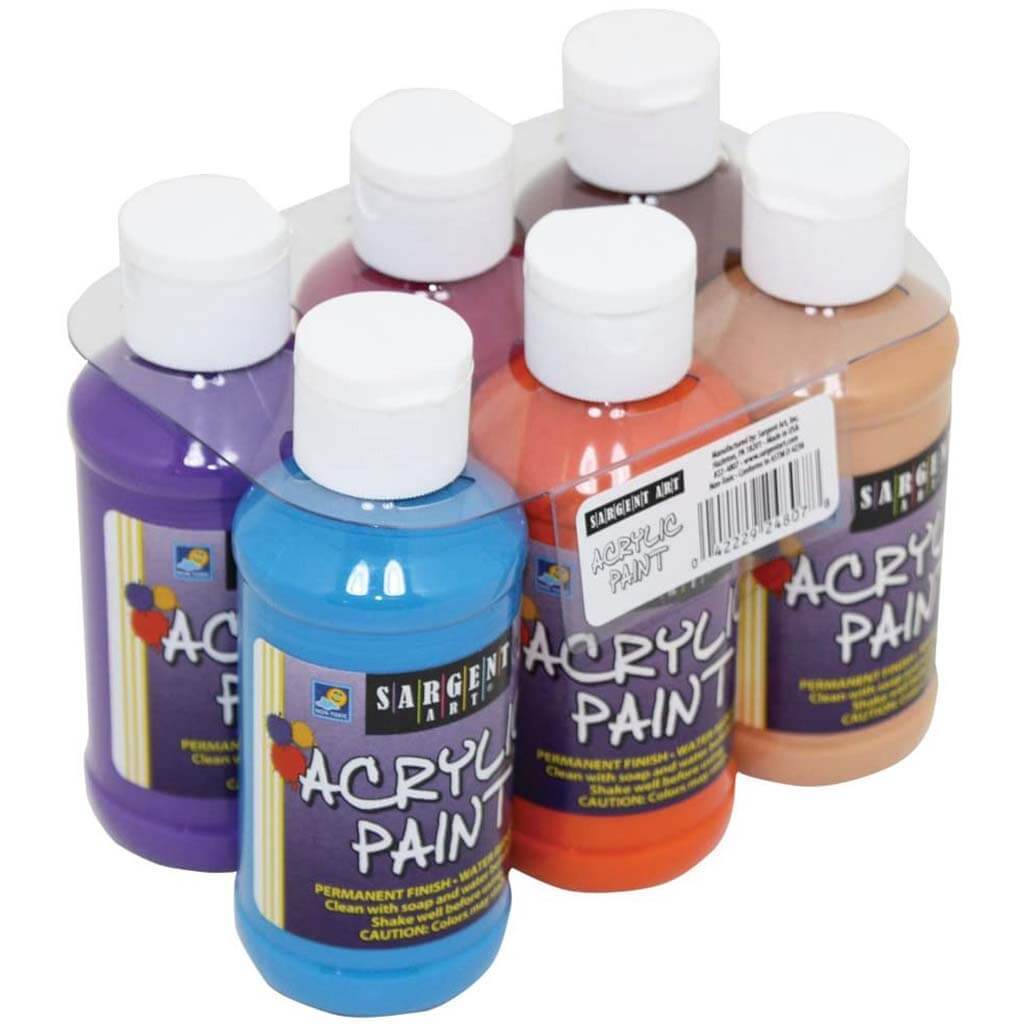 Acrylic Secondary Paint Set 4oz 6pkg