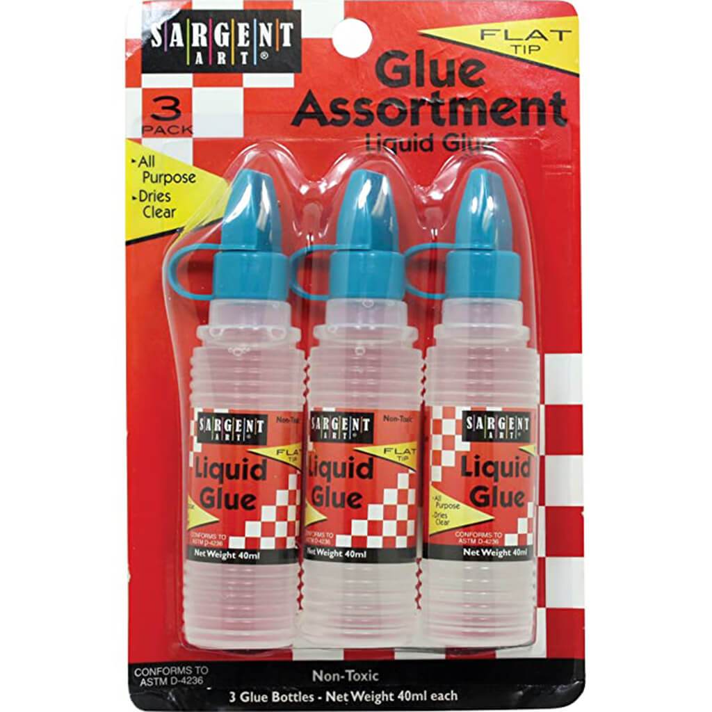 Liquid Glue Assortment 3ct