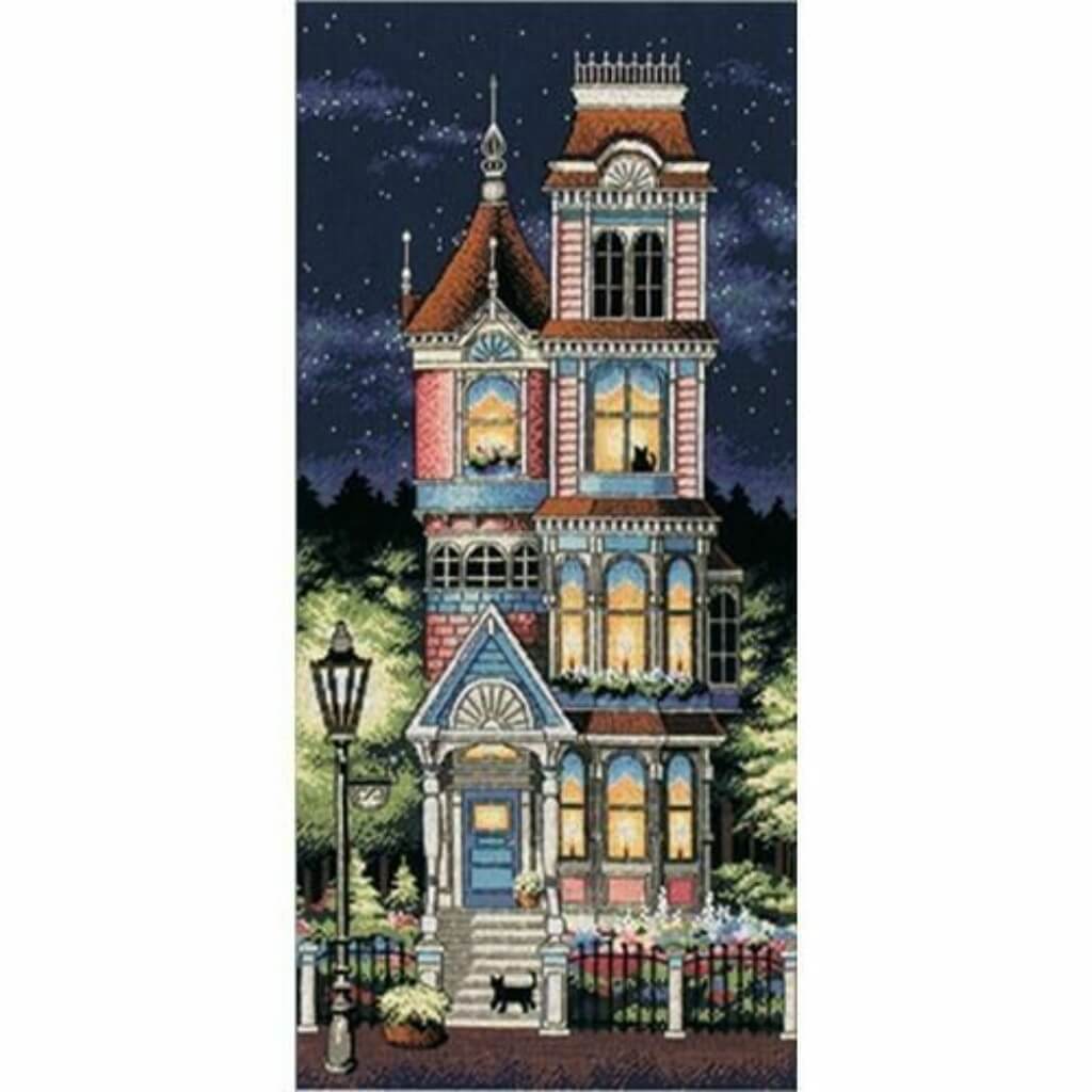 Victorian Charm Counted Cross Stitch Kit 8in x 17in