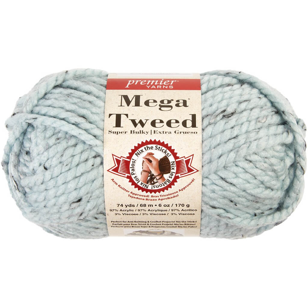 Mega Tweed Yarn Mauve