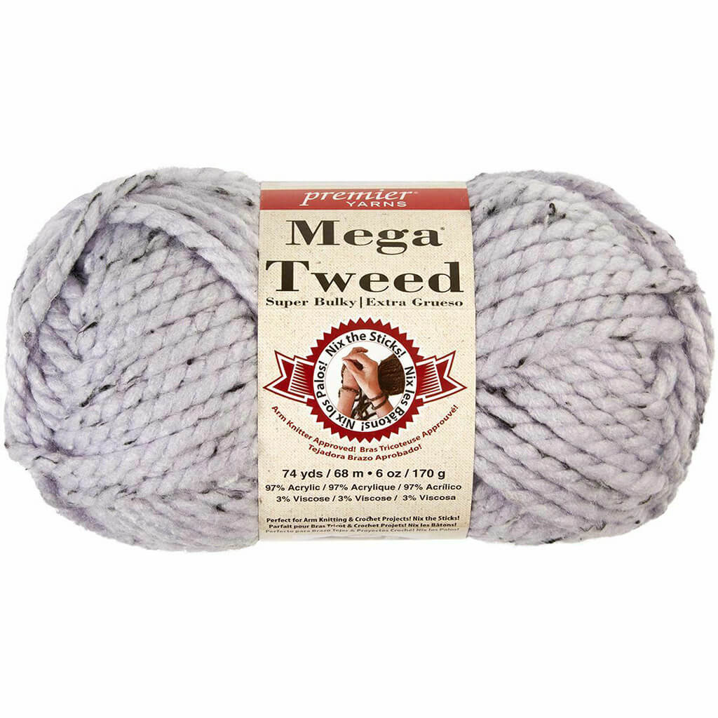 Mega Tweed Yarn Mauve