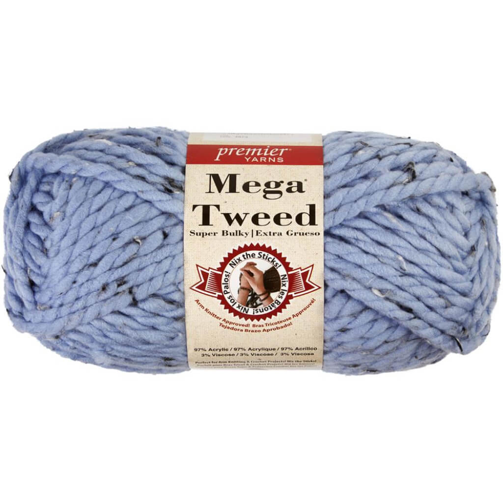 Mega Tweed Yarn Mauve