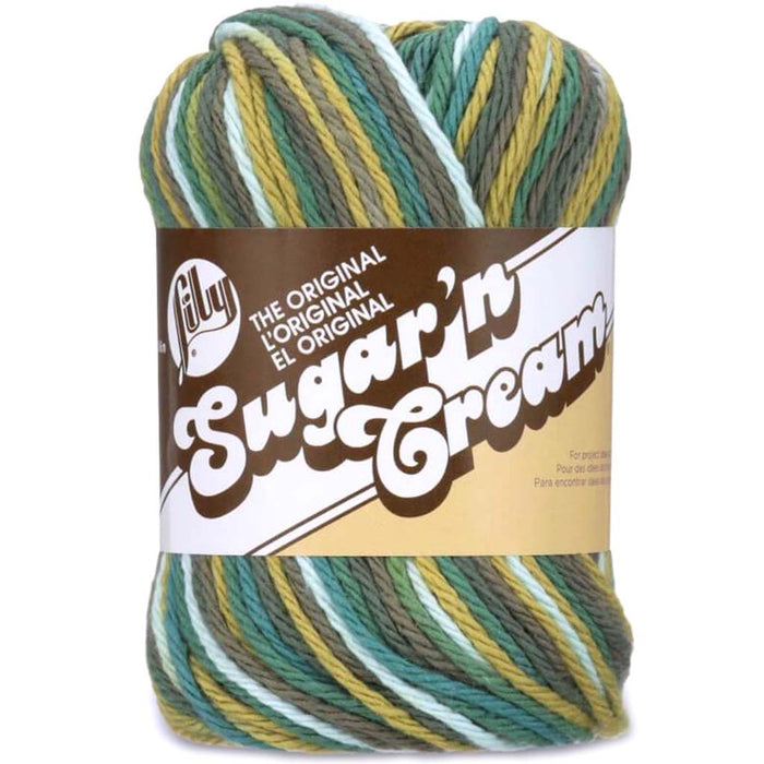 Lily Sugar'n Cream Yarn - Ombres Rickrack