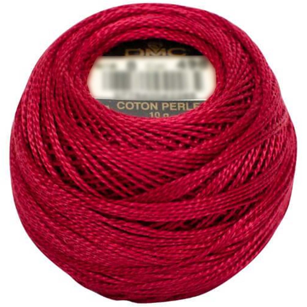 Pearl Cotton Sz5 Dmc Dark Red 