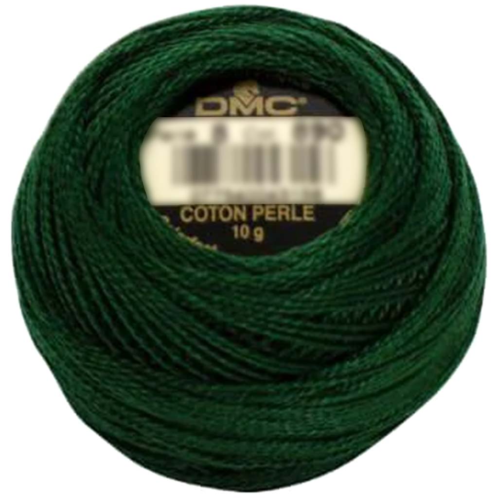 Pearl Cotton Sz5 Dmc Dark Green 