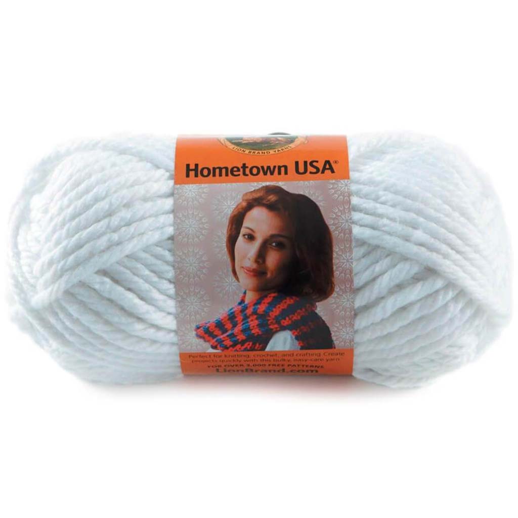 Lion Brand Hometown Yarn New York White