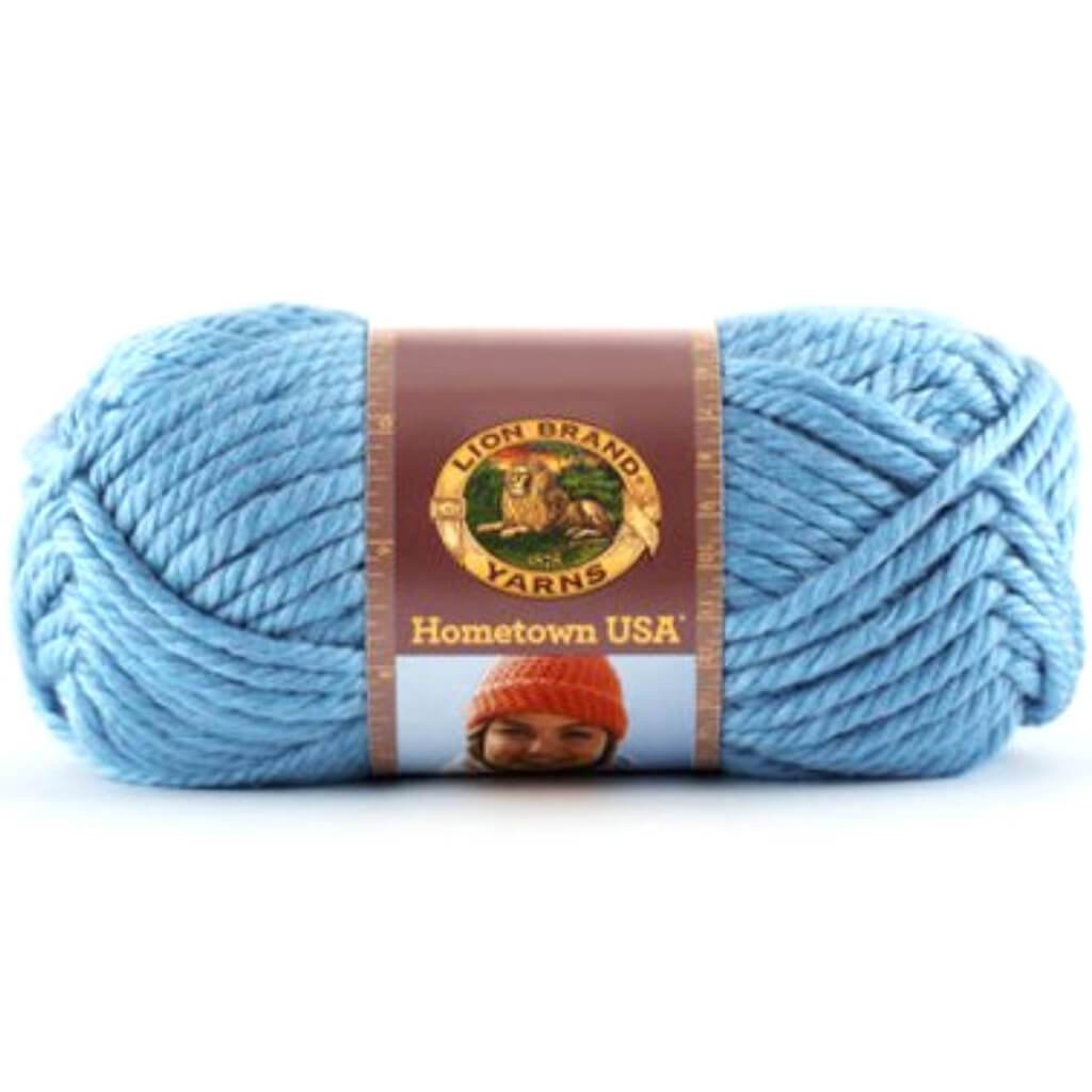 Lion Brand Hometown Yarn Charlotte Blue