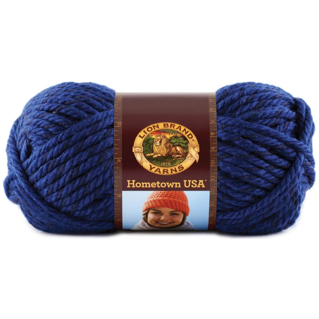 Lion Brand Hometown Yarn Fort Worth Blue