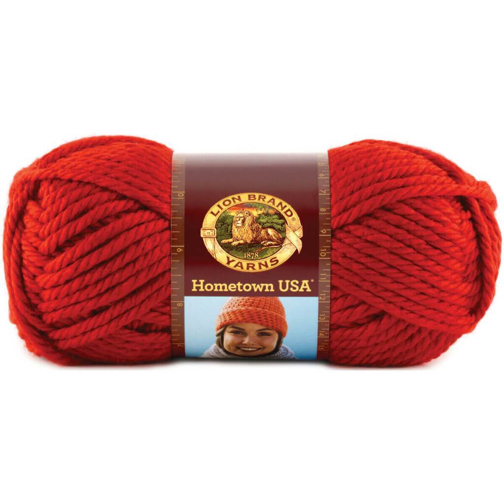 YARN HOMETOWN USA RED 