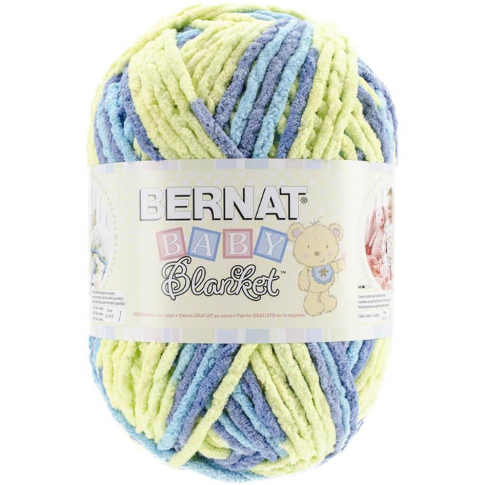 Bernat Baby Blanket Big Ball Yarn Little Boy Dove 300g