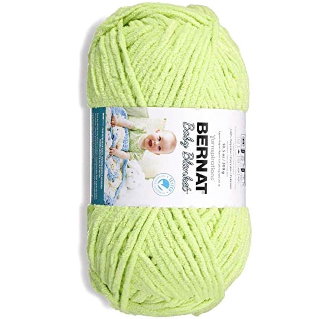 Bernat Baby Blanket Big Ball Yarn Lemon Lime